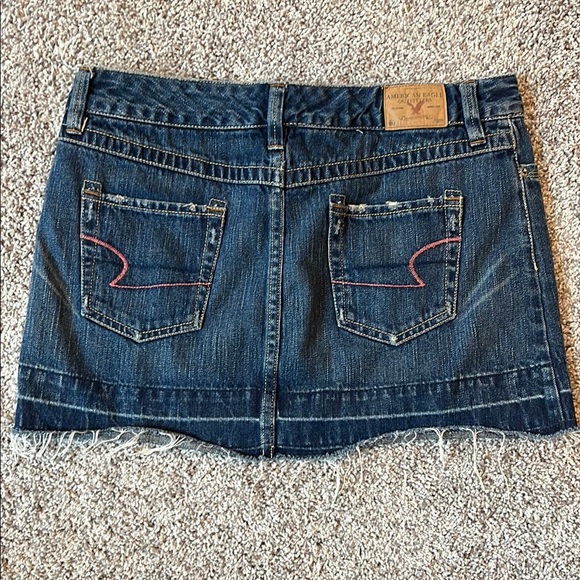 American Eagle size 4 Denim Mini Skirt - Picture 3 of 3